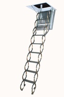 Чердачная металлическая огнестойкая лестница FAKRO LSF